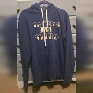 Next Level Apparel Navy Graphic Hoodie